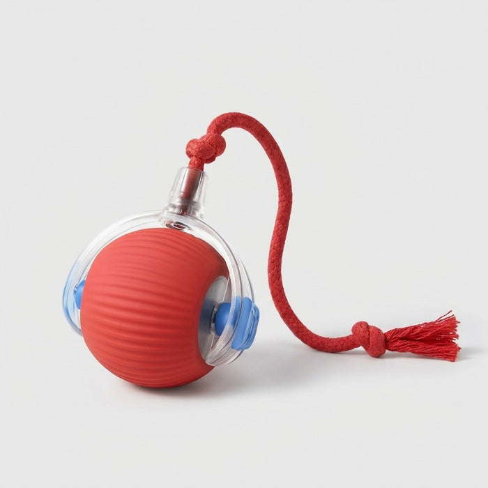 Animora RollPal self-moving dog ball in red